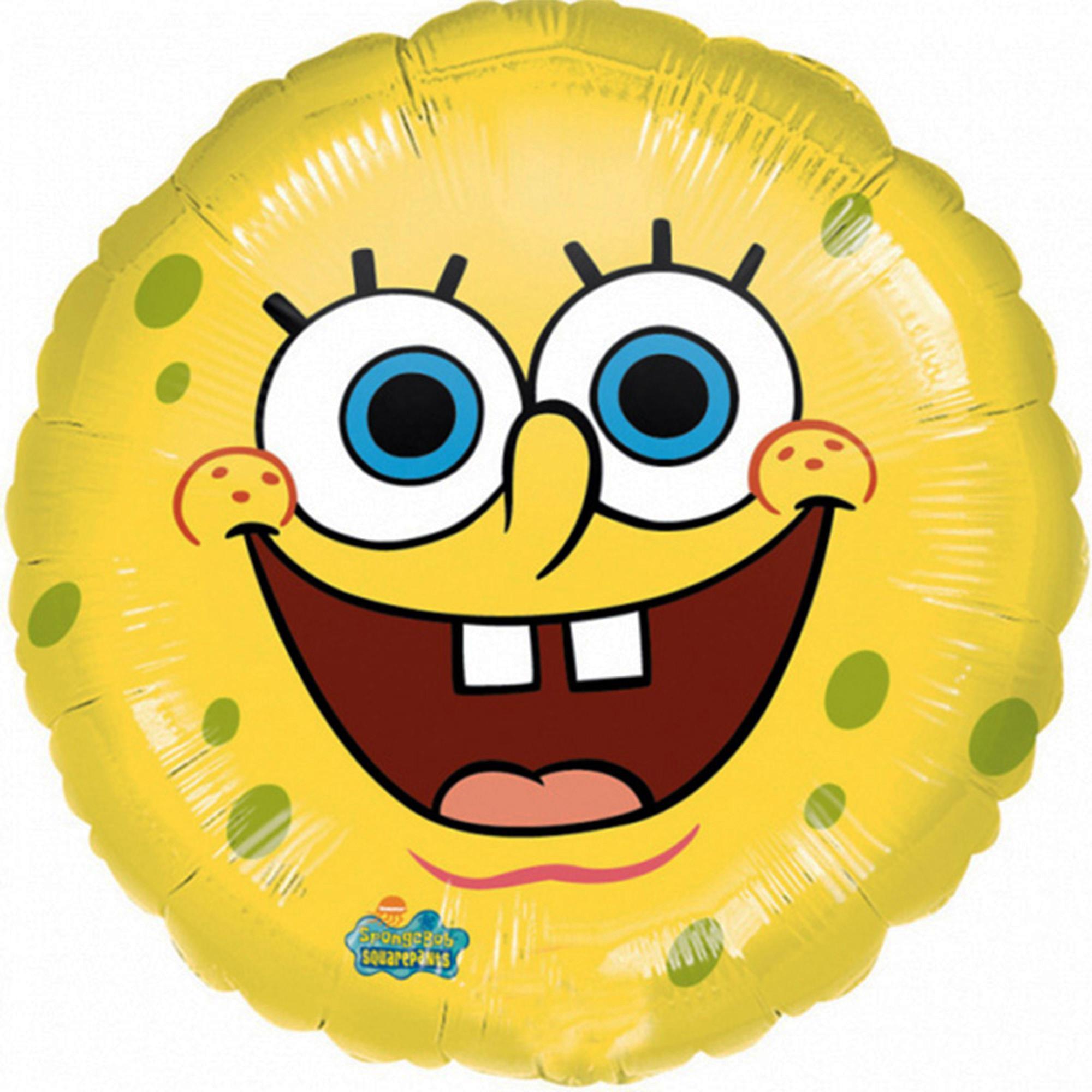 SpongeBob Smiles Foil Balloon 18in Balloons & Streamers - Party Centre - Party Centre