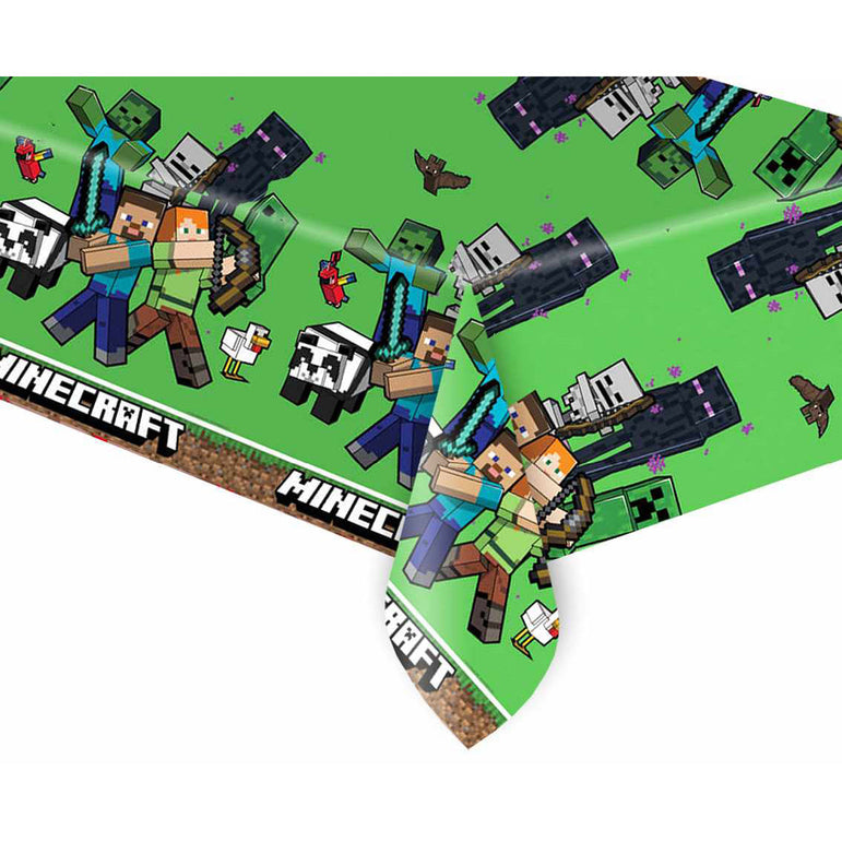 Minecraft Plastic Table Cover 120 x 180cm