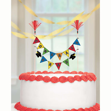 Grad Pick Banner Cake Topper Party Accessories - Party Centre - Party Centre