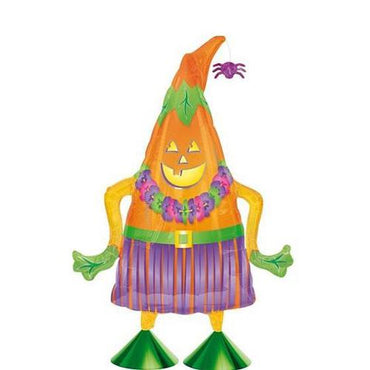 Pumpkin Airwalker Balloon 34in Balloons & Streamers - Party Centre - Party Centre