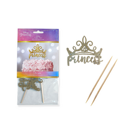 Disney Princess Once Upon A Time Glitter Cake Pick