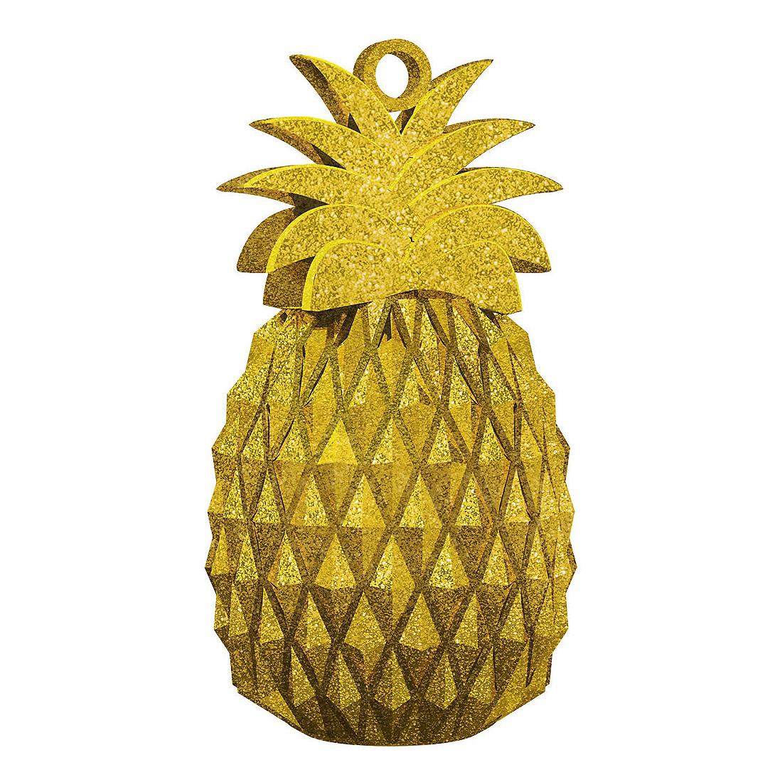 Pineapple Glitter Plastic Balloon Weight 6oz Balloons & Streamers - Party Centre - Party Centre
