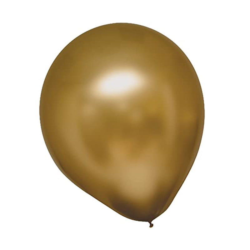 Gold Satin Luxe Latex Balloon 11in,100pcs - Party Centre