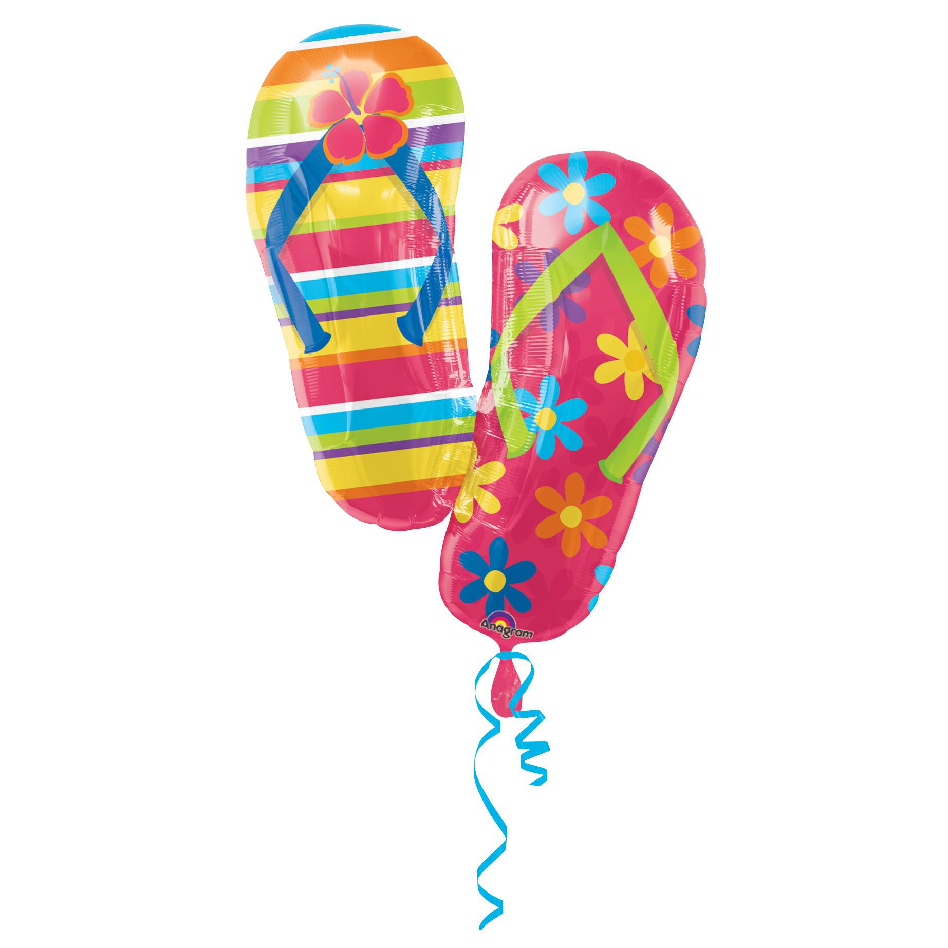 Flip Flops Foil Balloon 25 x 33in Balloons & Streamers - Party Centre - Party Centre