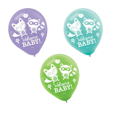 Woodland Welcome Latex Balloons 15pcs Balloons & Streamers - Party Centre - Party Centre