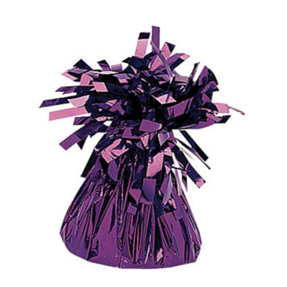 Purple Foil Balloon Weight 6oz Balloons & Streamers - Party Centre - Party Centre