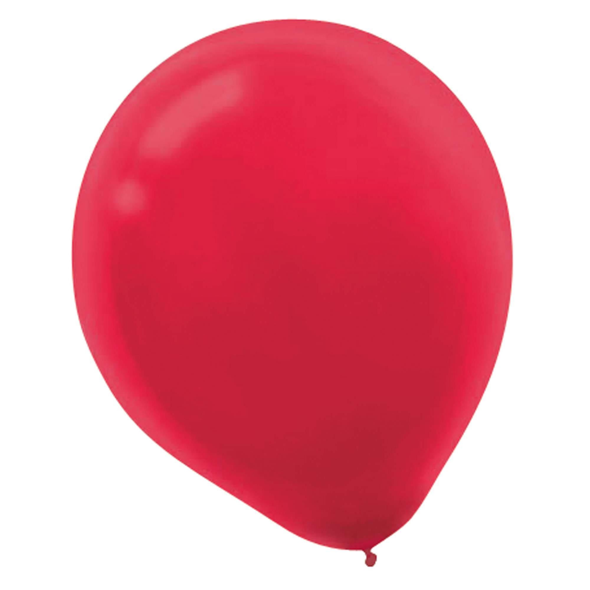 Apple Red Latex Balloons 12in, 15pcs Balloons & Streamers - Party Centre - Party Centre