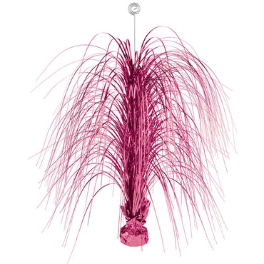 زينة طاولة فويل كبيرة سبراي بلون برايت بينك بحجم 28 إنش - Party Centre