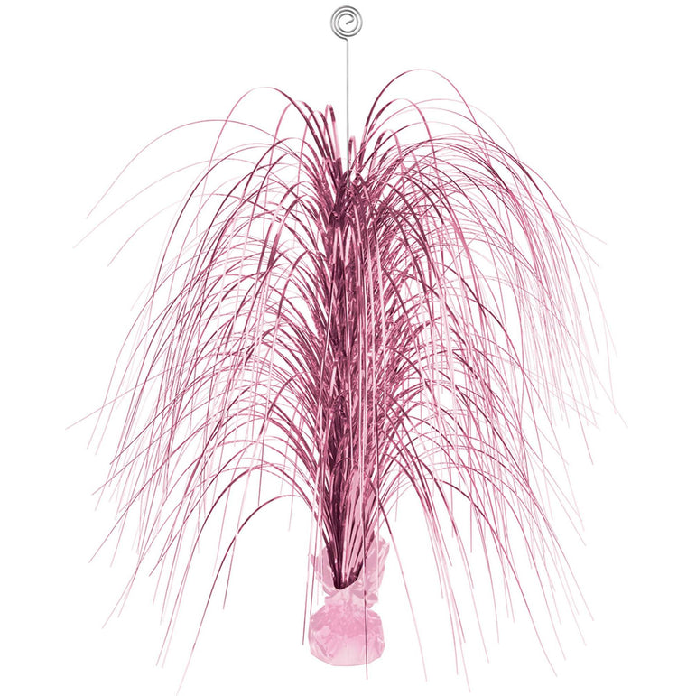 New Pink Large Spray Foil Centerpiece 28in Decorations - Party Centre