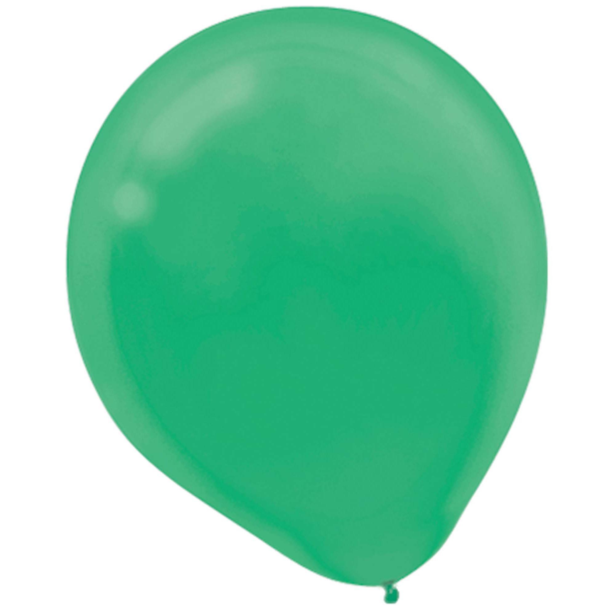 Festive Green Latex Balloons 12in, 100pcs Balloons & Streamers - Party Centre - Party Centre