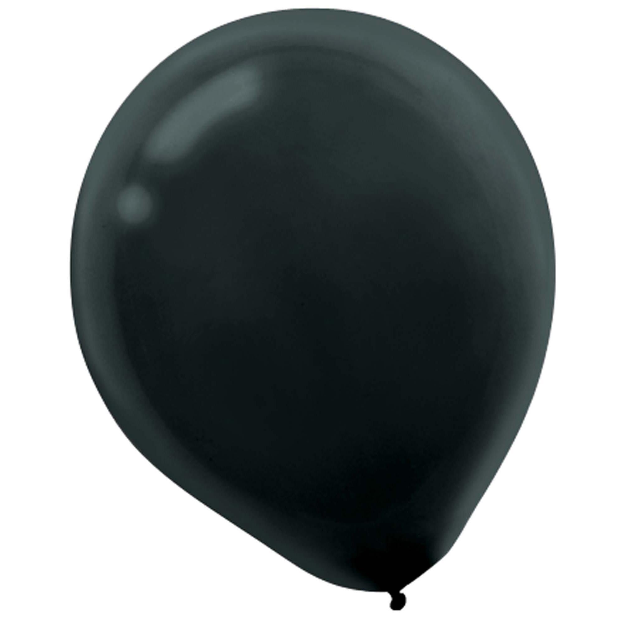 Black Latex Balloons 12in, 100pcs Balloons & Streamers - Party Centre - Party Centre