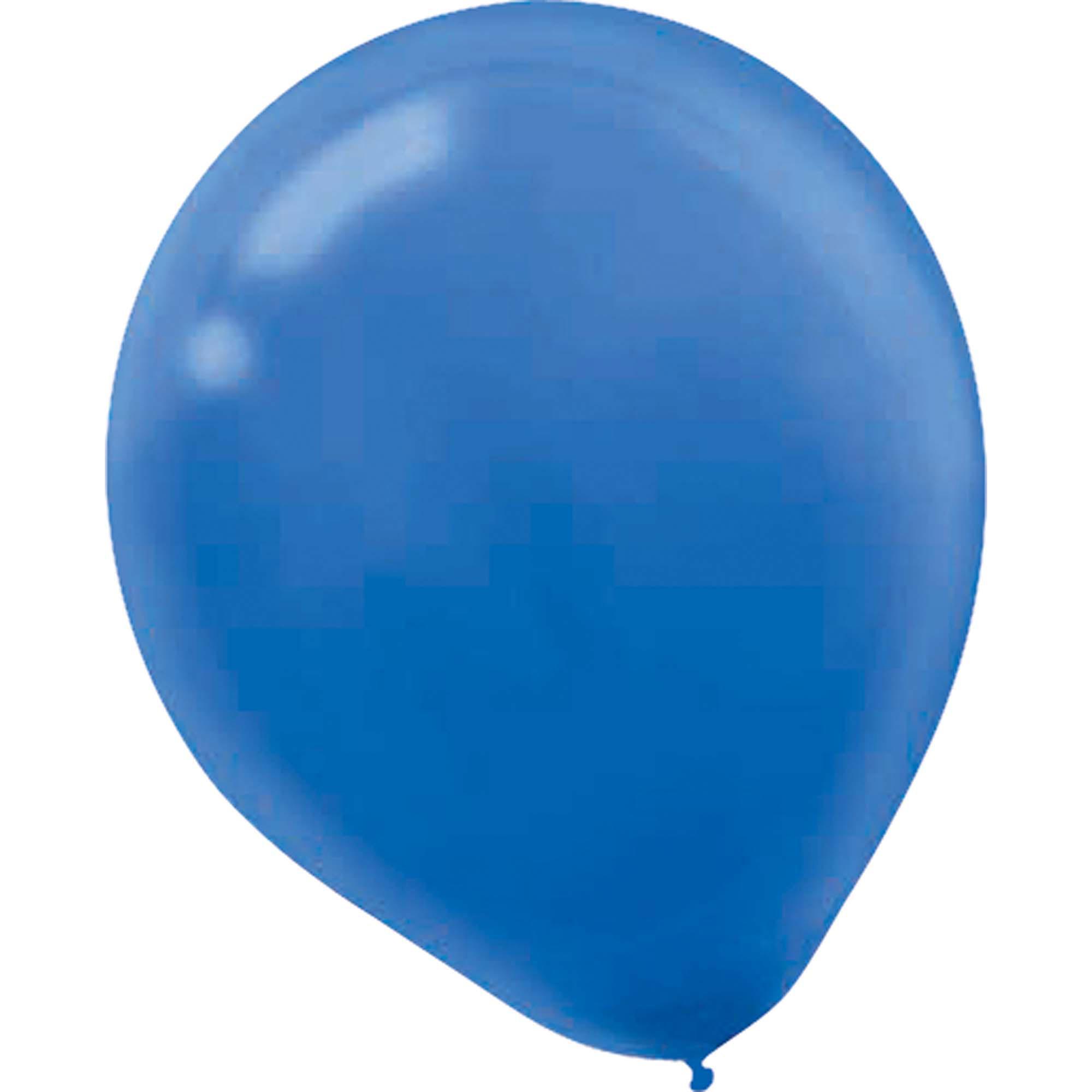 Bright Royal Blue Latex Balloons 5in, 50pcs Balloons & Streamers - Party Centre - Party Centre