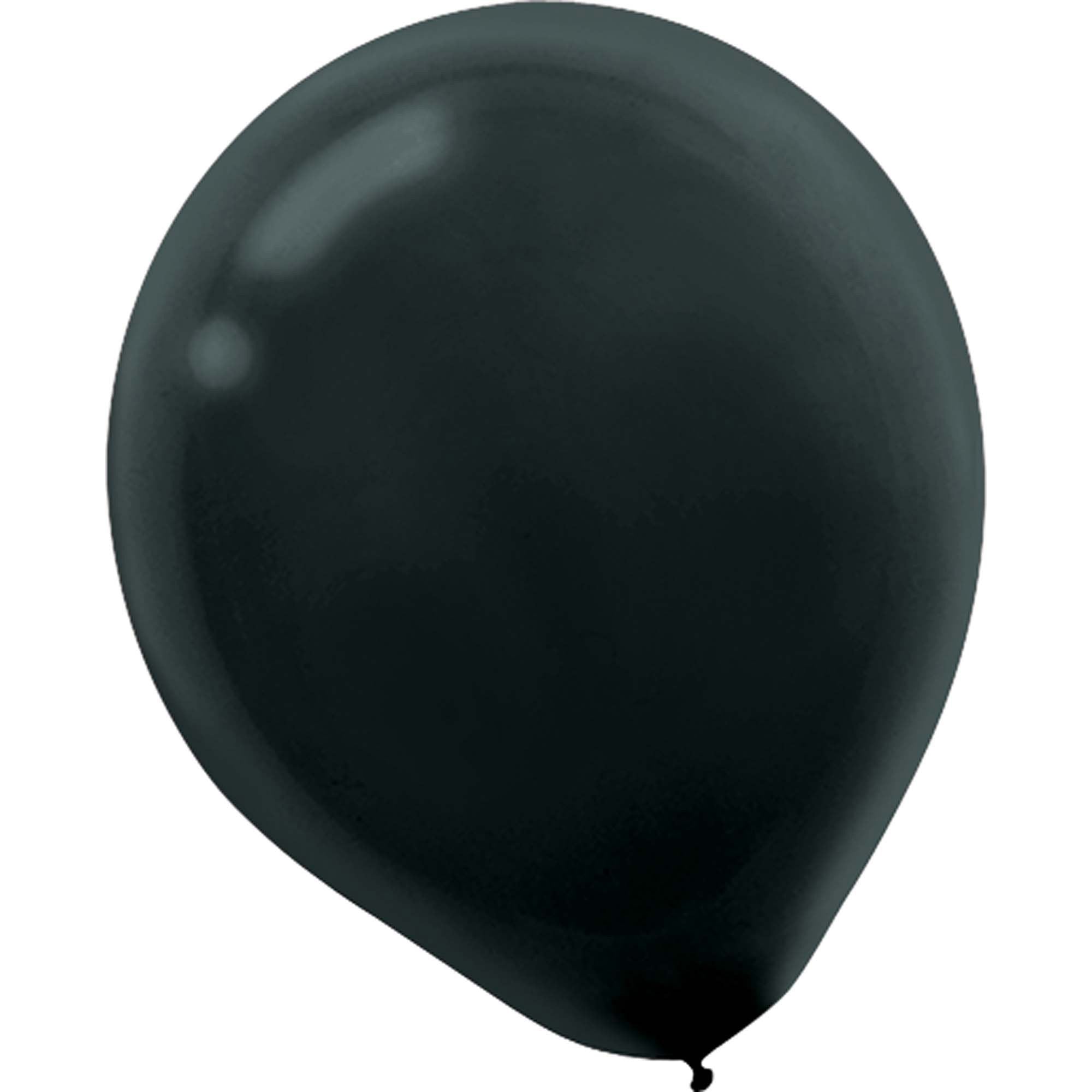 Black Latex Balloons 5in, 50pcs Balloons & Streamers - Party Centre - Party Centre