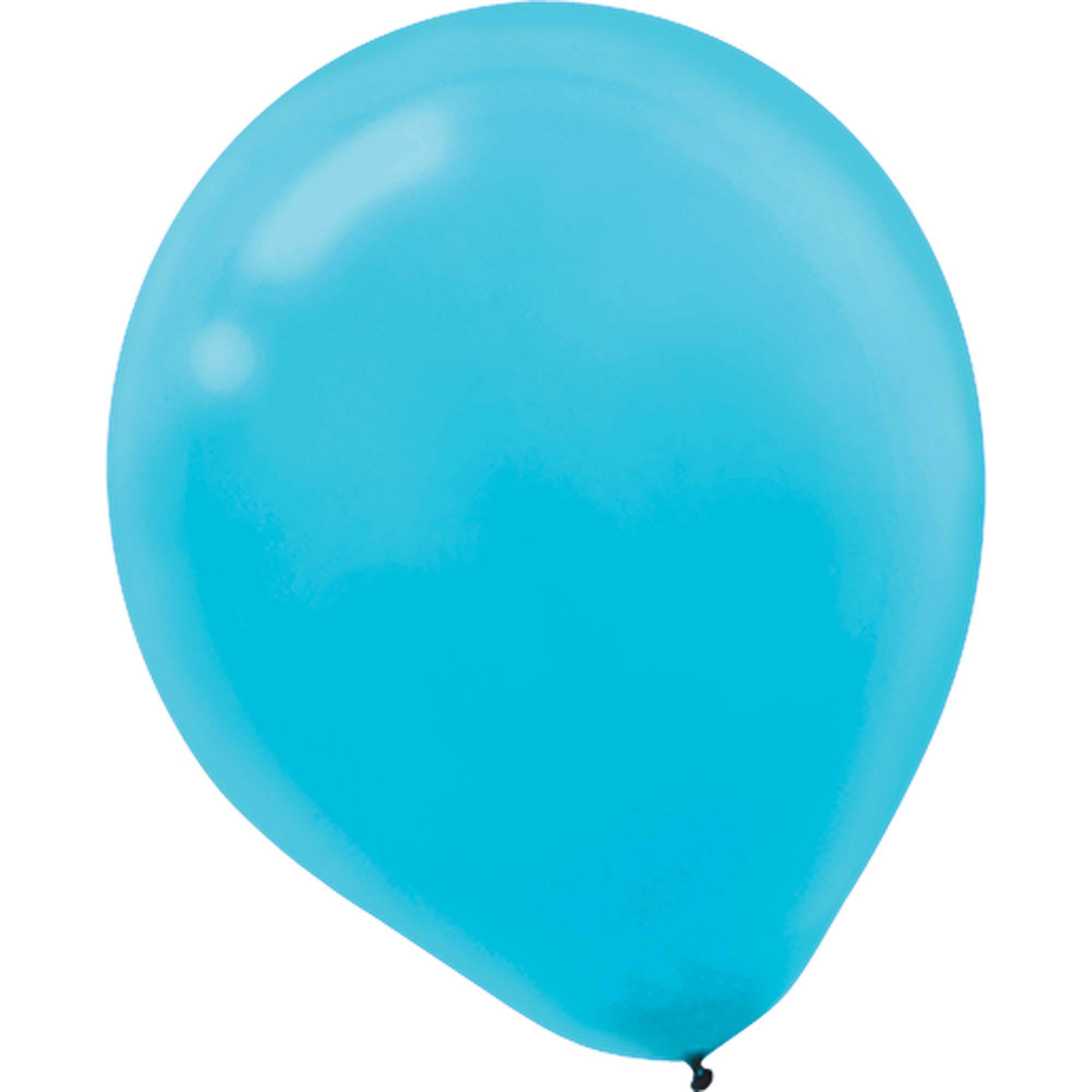 Caribbean Blue Latex Balloons 5in, 50pcs Balloons & Streamers - Party Centre - Party Centre