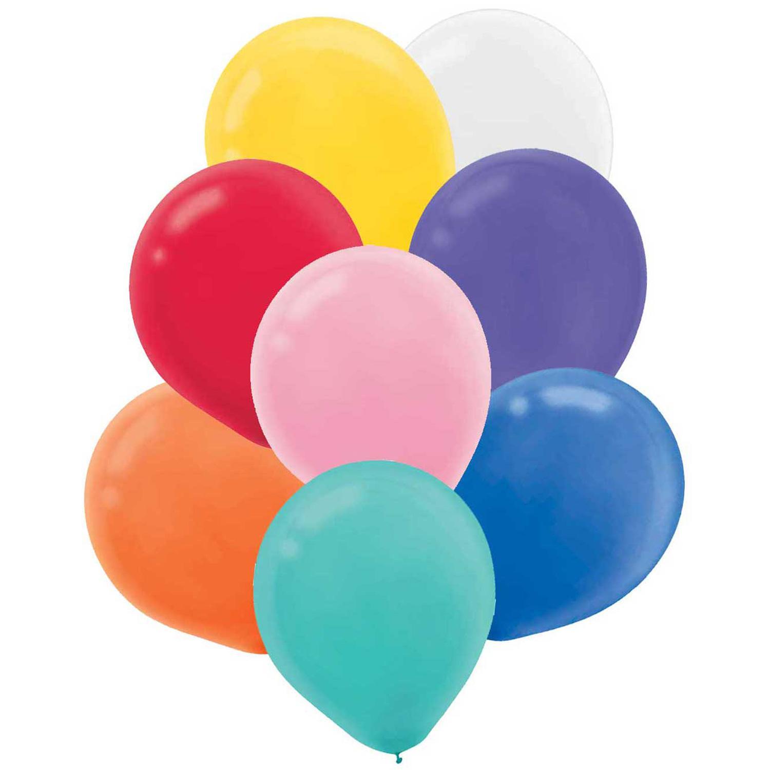 Assorted Latex Balloons 5in, 50pcs Balloons & Streamers - Party Centre - Party Centre