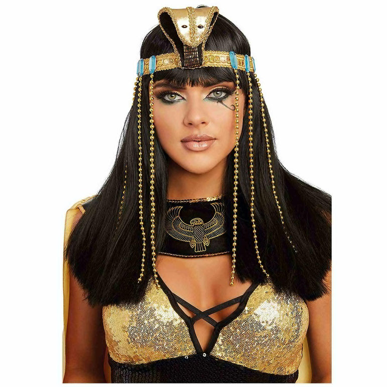 Adult Cleopatra Headpiece Standard Costumes & Apparel - Party Centre