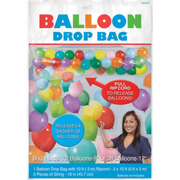 Balloon Drop Bag Balloons & Streamers - Party Centre - Party Centre