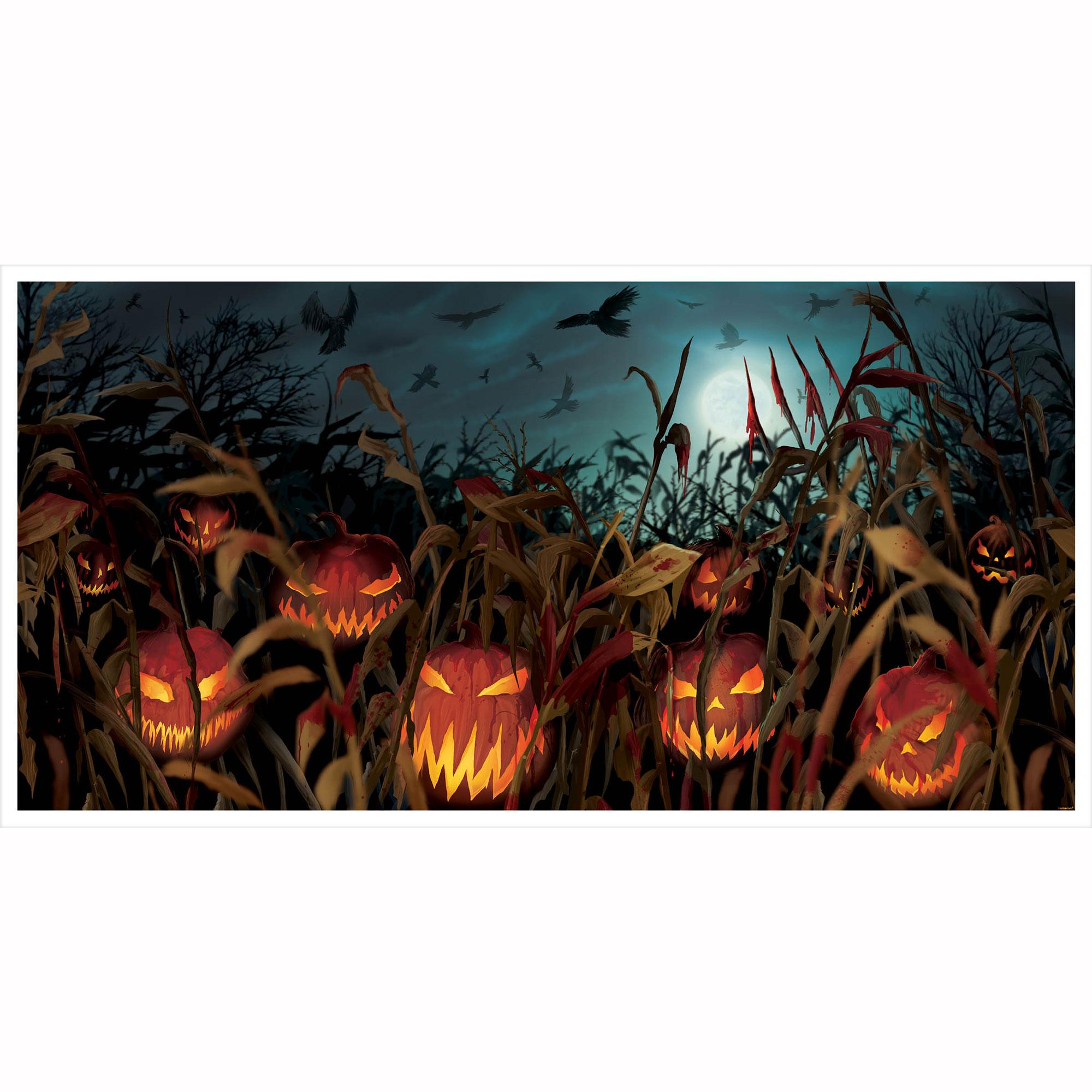 Field Of Screams Side Show Horizontal Plastic Banner Decorations - Party Centre - Party Centre