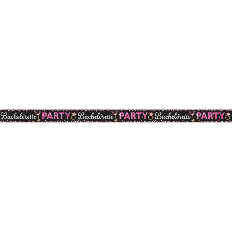 Bachelorette Foil Party Banner 25ft Decorations - Party Centre