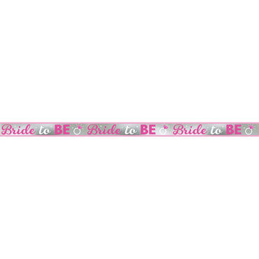 Bride To Be Foil Banner 25ft Decorations - Party Centre - Party Centre