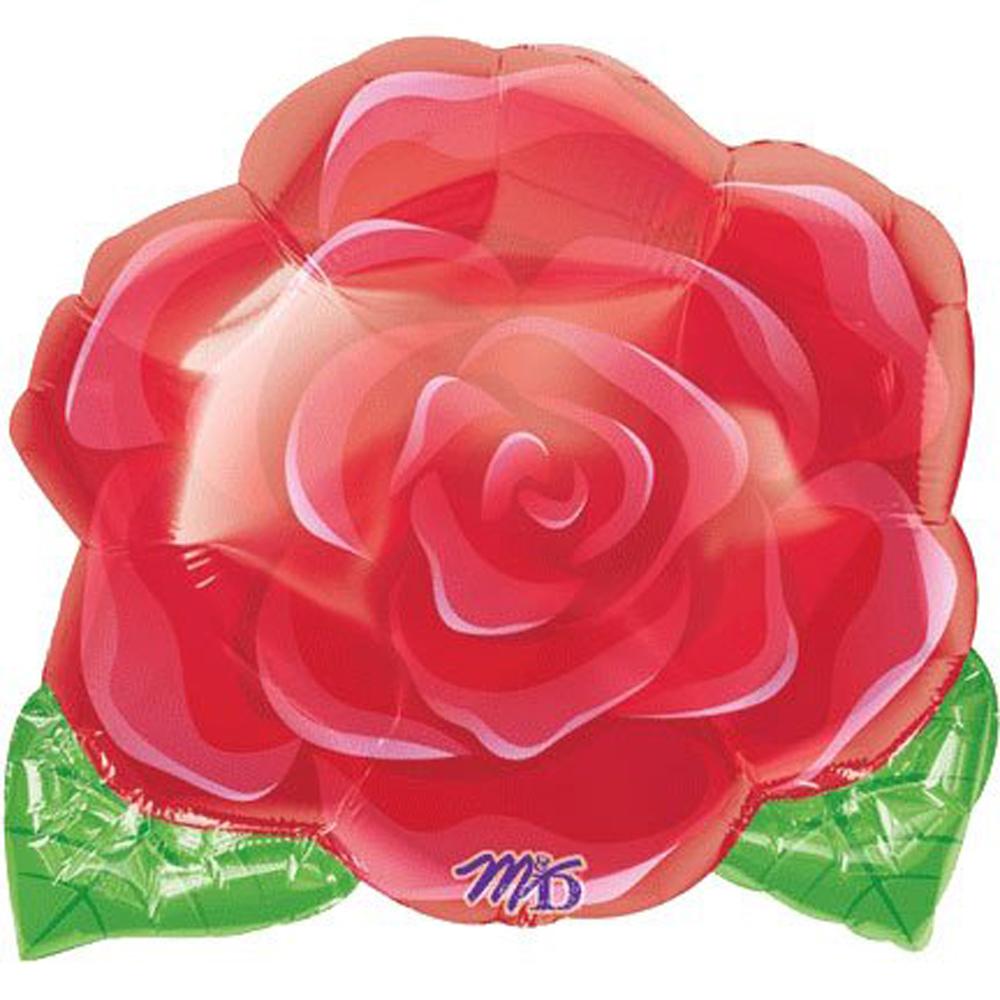 Blooming Rose Foil Balloon 18in Balloons & Streamers - Party Centre - Party Centre