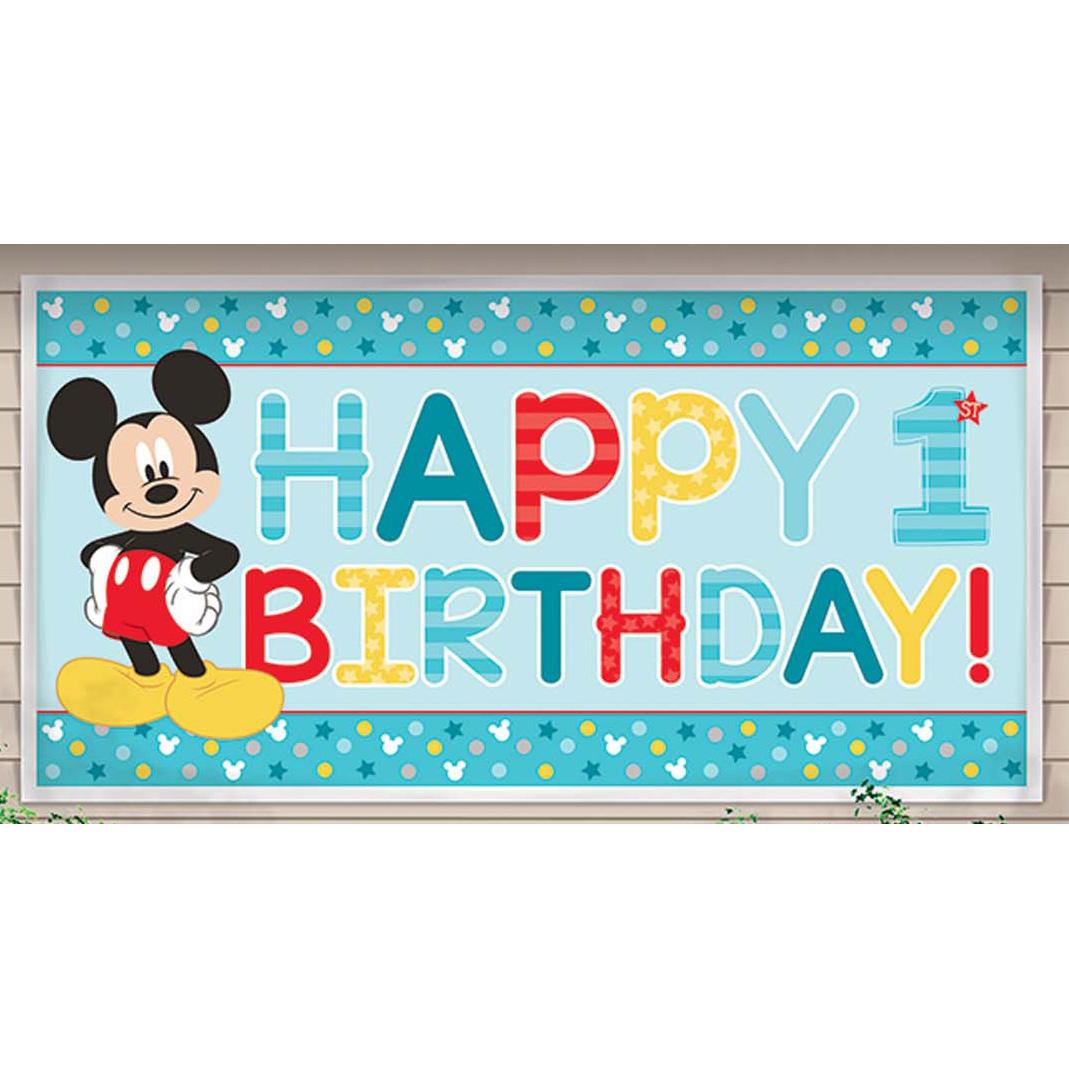 Mickey's Fun To Be One Giant Banner Decorations - Party Centre - Party Centre