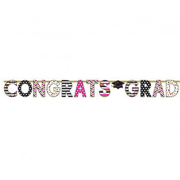 Gold Confetti Grad Giant Letter Banner Decorations - Party Centre - Party Centre