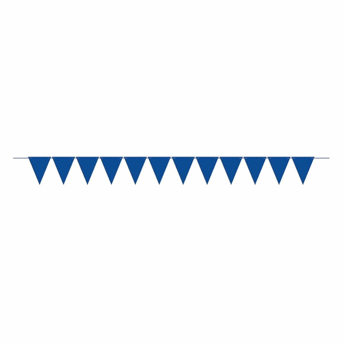 Bright Royal Blue Large Paper Pennant Banner Decorations - Party Centre - Party Centre