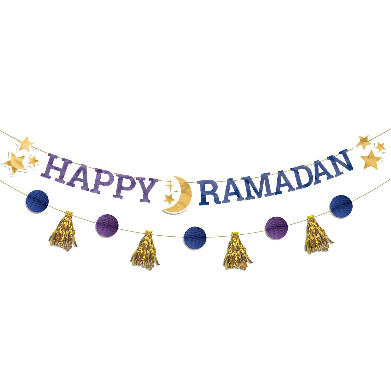 Happy Ramadan Letter Banner Kit Decorations - Party Centre - Party Centre