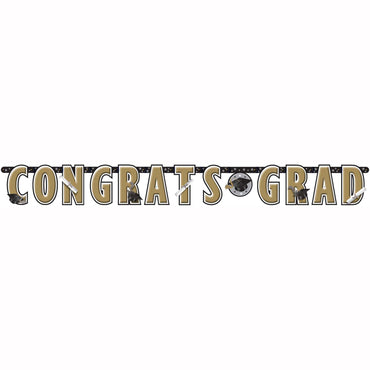 Grad Giant Banner 10ft x 12.75in Decorations - Party Centre - Party Centre