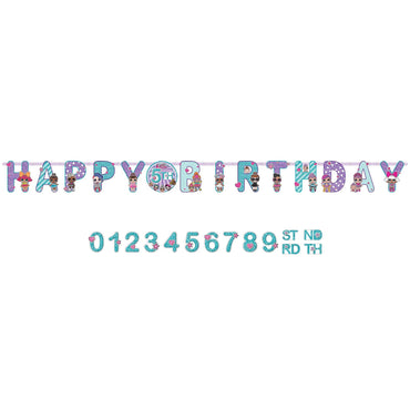 LOL Surprise! Jumbo Add An Age Banner Decorations - Party Centre - Party Centre