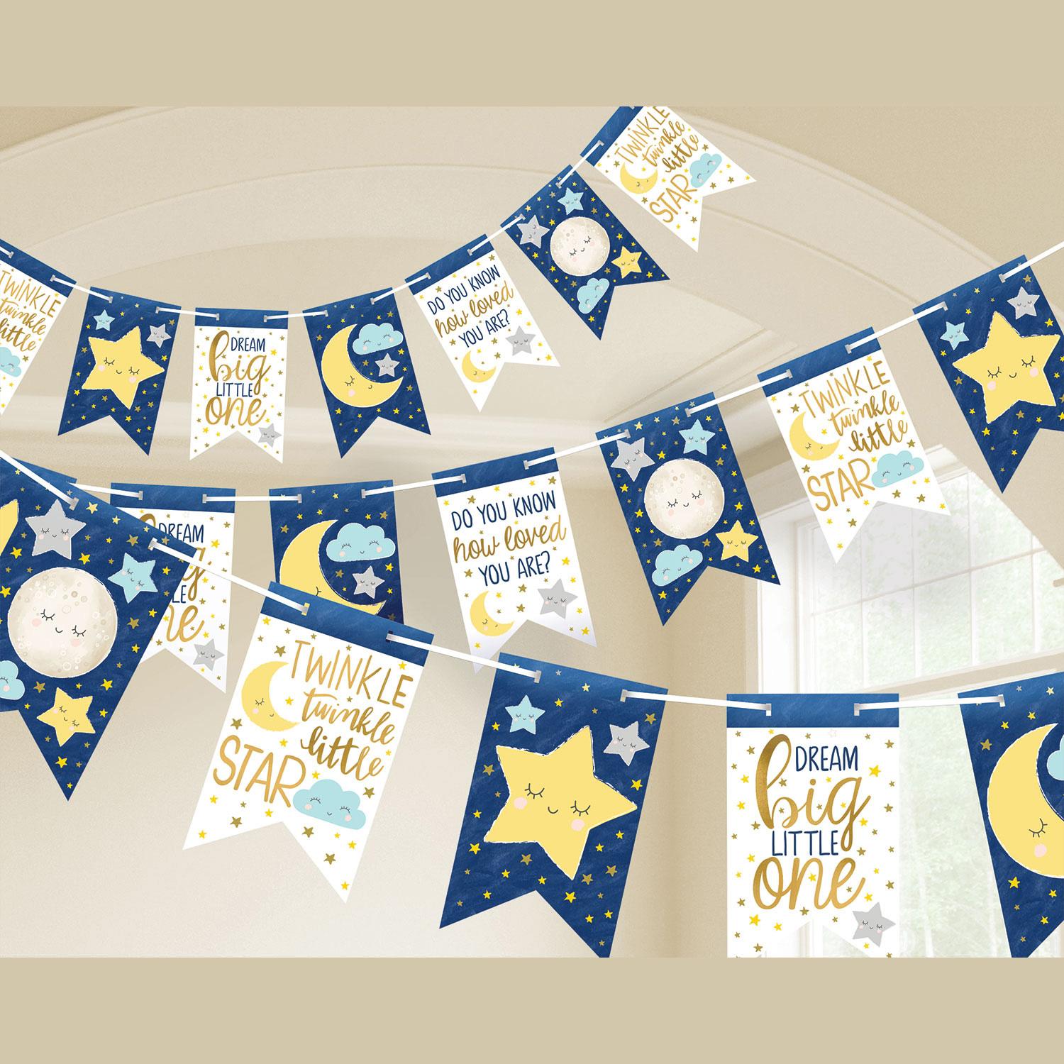 Twinkle Little Star Pennant Banner Decorations - Party Centre - Party Centre