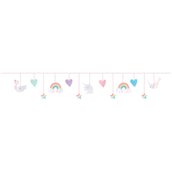 Magical Rainbow Birthday Double Banner 2pcs Decorations - Party Centre
