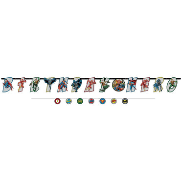 Justice League Heroes Unite Banner Kit - Party Centre