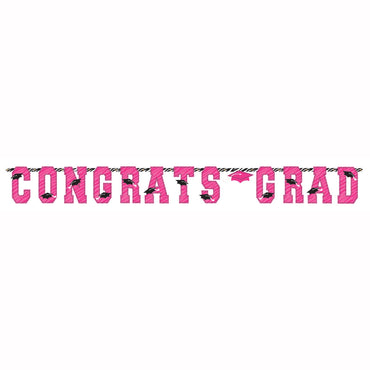Graduation Paper Giant Letter Banner 10ft x 12.75in Decorations - Party Centre - Party Centre