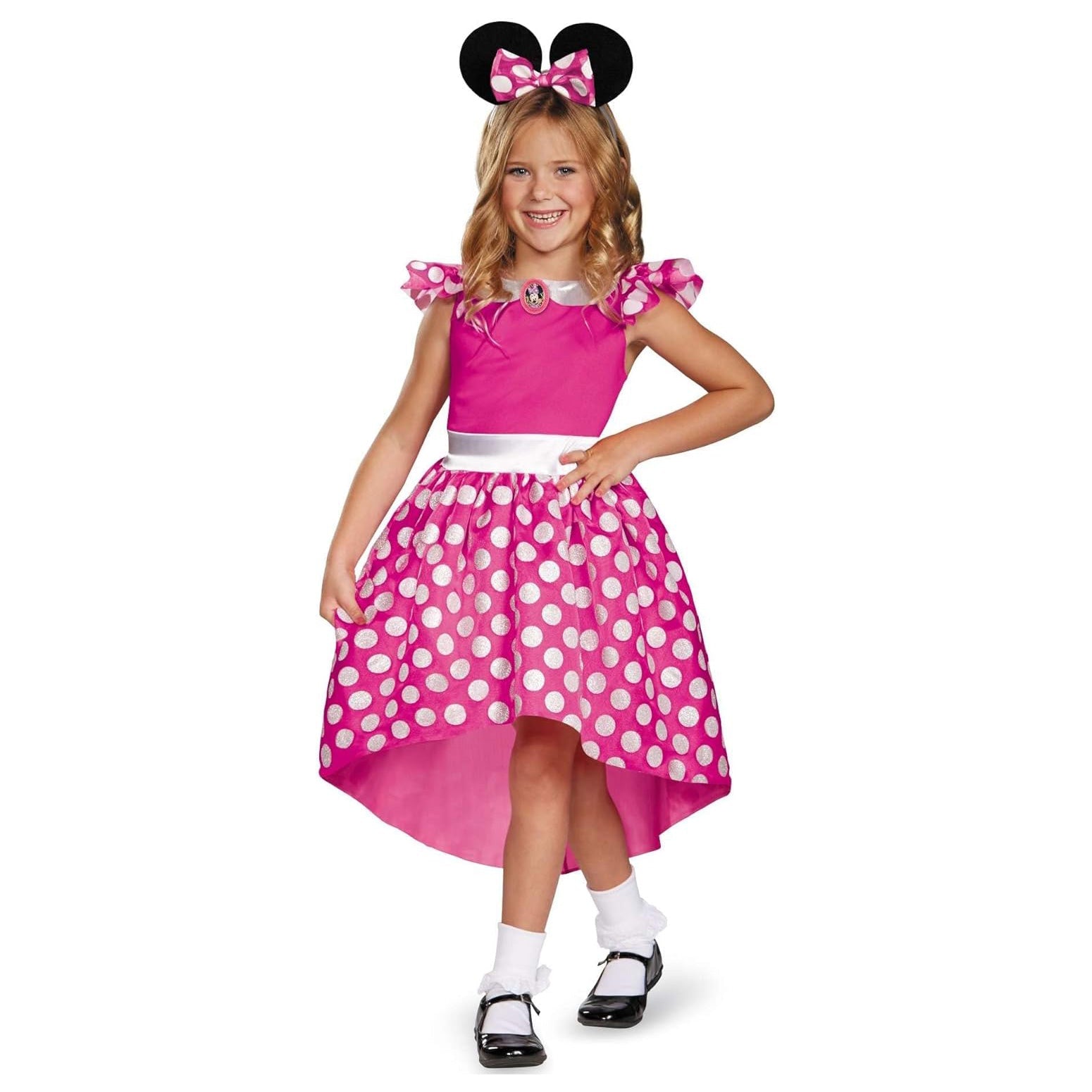 Child Pink Minnie Mouse Classic Costume - Party Centre