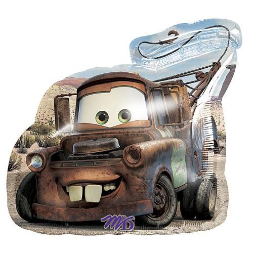 Cars Tow Mater Foil Balloon 26 x 23in Balloons & Streamers - Party Centre