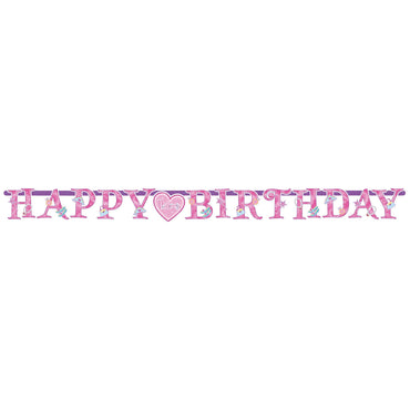 Happy Birthday Princess Letter Banner Decorations - Party Centre - Party Centre