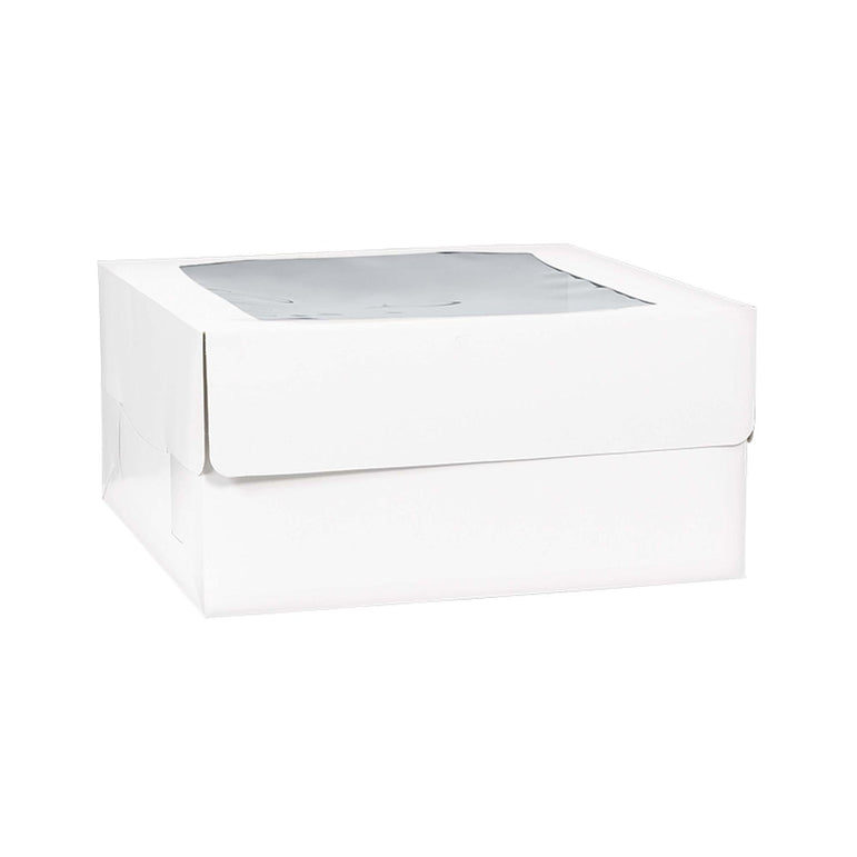 Cake Box Paper With Cello Window 6*12*12 Party Accessories - Party Centre
