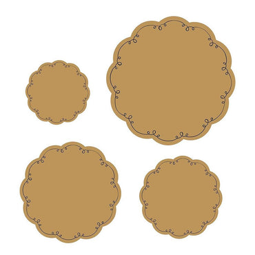 Kraft Serving Papers 40pcs Decorations - Party Centre - Party Centre