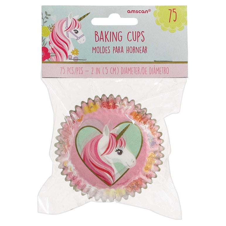 Magical Unicorn Baking Cups 75pcs Party Accessories - Party Centre