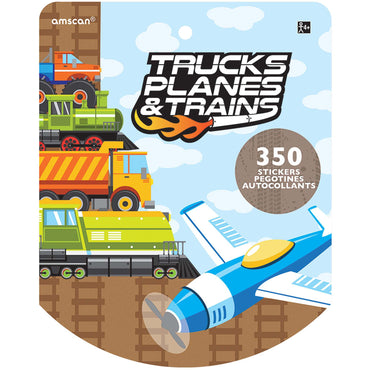 Trucks Planes Sticker Book Party Favors - Party Centre - Party Centre