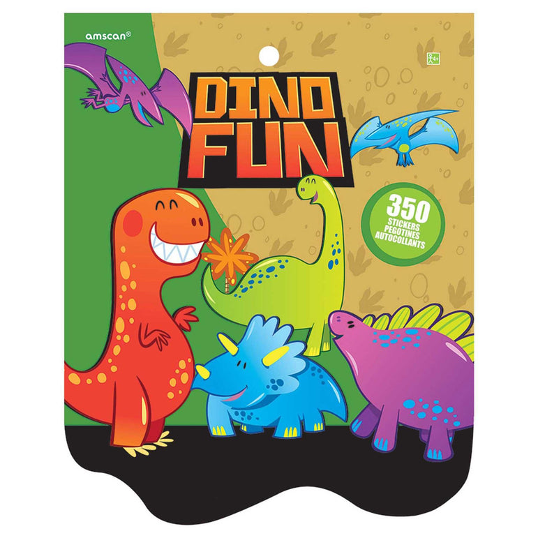 Dino Fun Sticker Book Party Favors - Party Centre