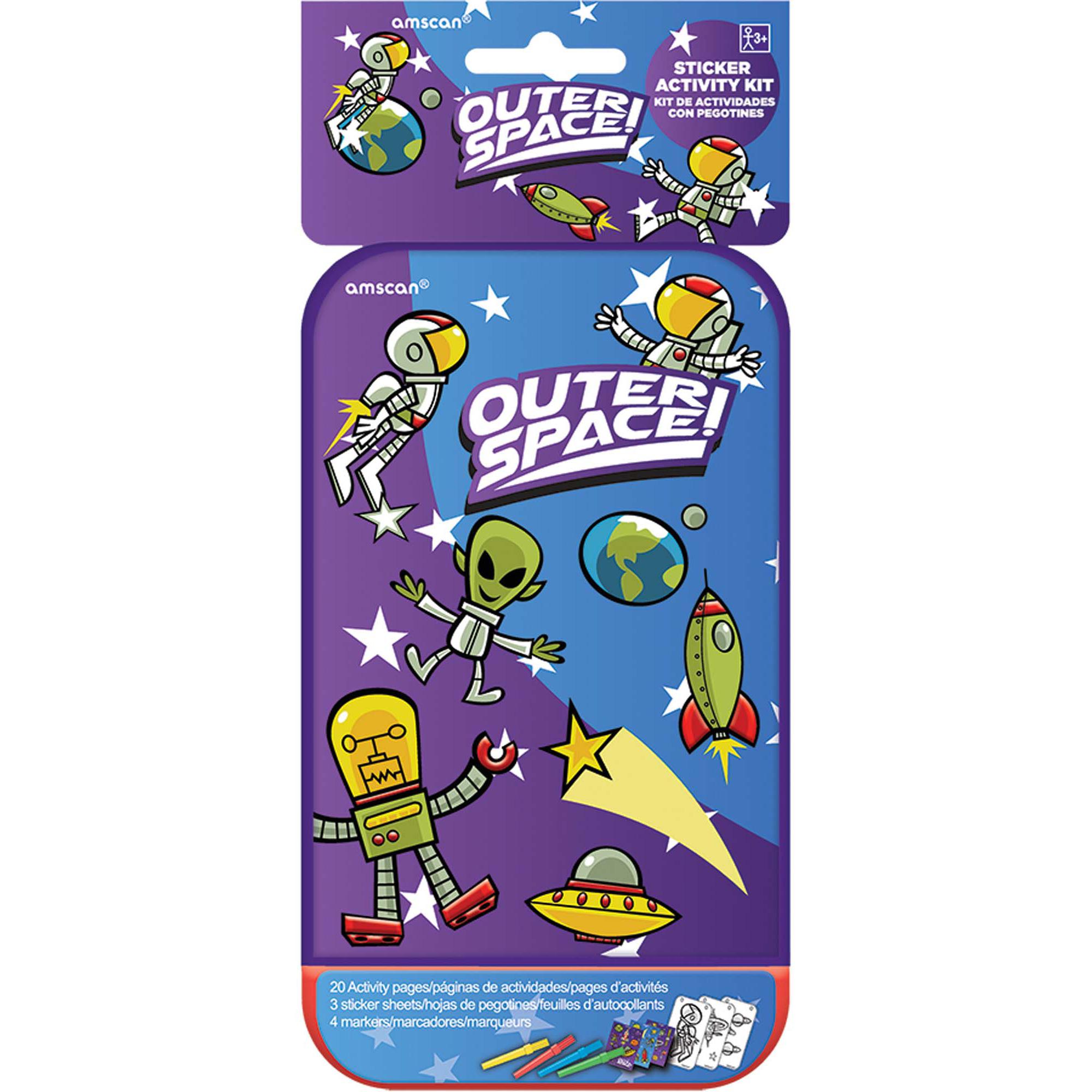 Outerspace Sticker Activity Kit Party Favors - Party Centre - Party Centre