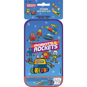 Robots And Rock Sticker Activity Kit Party Favors - Party Centre - Party Centre