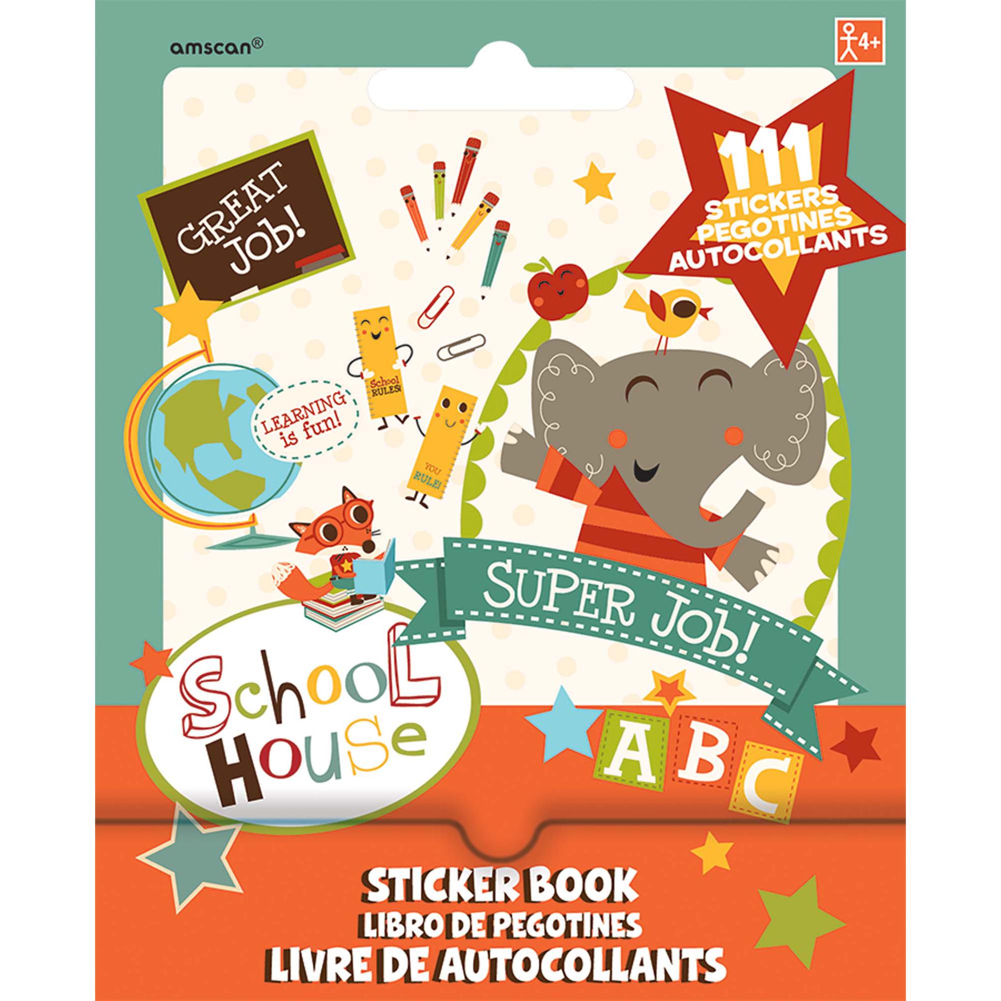 Schoolhouse Sticker Booklet Party Favors - Party Centre - Party Centre