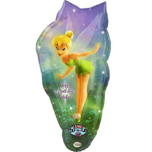 Tinker Bell Happy Birthday Singing Balloon 36in Balloons & Streamers - Party Centre - Party Centre