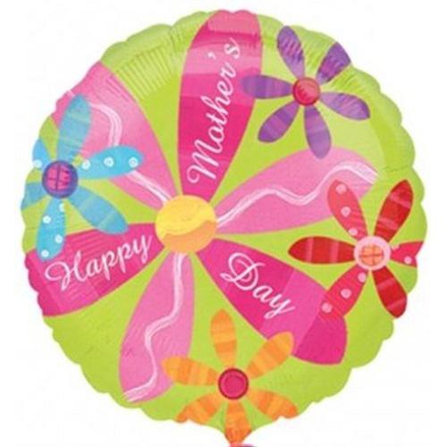 Mother's Day Pink Flower Foil Balloon 18in Balloons & Streamers - Party Centre - Party Centre