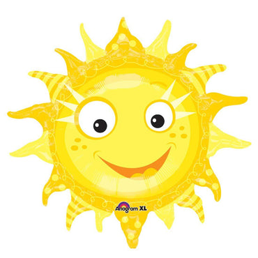 Graphic Sun SuperShape Foil Balloon 29 x 28 in Balloons & Streamers - Party Centre - Party Centre