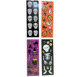 Halloween Sticker Strips 36pcs Favours - Party Centre